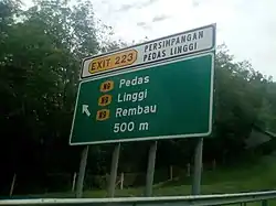 Pedas/Linggi Interchange