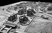 Skopje Masterplan Model Kenzo Tange