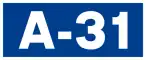 Autovía A-31 shield}}