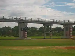 The International Bridge across the Rio Grande in Eagle Pass