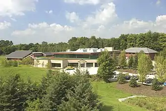 Aerial view of the Earth Rangers Centre