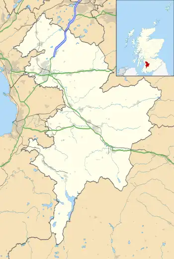 Dalmusternock is located in East Ayrshire