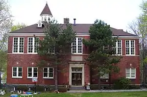 East Irvington Public School building, now condominiums