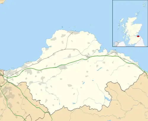 Dirleton is located in East Lothian