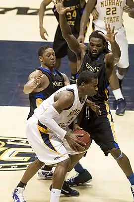 Kenneth Faried, NBA player for the Brooklyn Nets, selected 22nd overall in the 2011 NBA draft