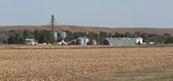 Eddyville, seen from Nebraska Highway 40 to the northwest