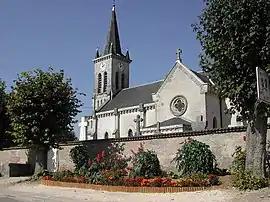 The church in Rouvrois-sur-Meuse