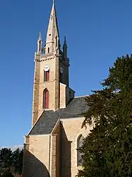 The church in La Chapelle-Caro