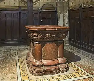 Baptismal font