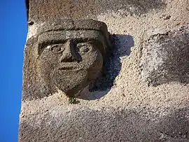 Detail of the bell tower of the church