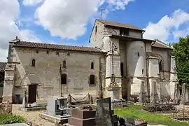 The church in Saint-Quentin-les-Marais