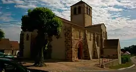 The church in Chemilly