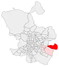 Location of El Cañaveral