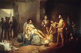 Leandro Izaguirre Torture of Cuauhtémoc (1892)