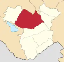 Location in the Elizavetpol Governorate