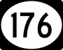 Highway 176 marker