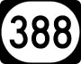 Kentucky Route 388 marker