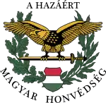 Emblem and flag of the Hungarian Defence Forces