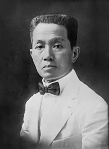 Emilio Aguinaldo, First President of the Philippines.