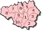 Map of Greater Manchester districts