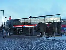 Entrance to the Hakaniemi station