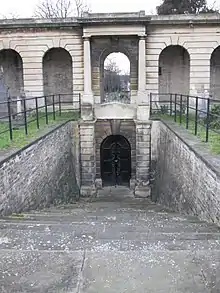 Entry to the catacombs