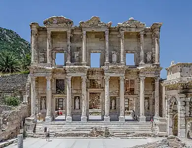 Library of Celsus, Ephesus, Turkey, unknown architect, c.112–120