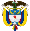 Regulated coat of arms of Colombia