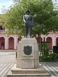 Image 55Monument of Juan de Salazar de Espinosa in Asuncion (from History of Paraguay)