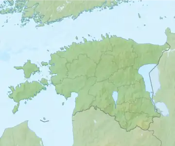 Map showing the location of Haapsalu-Noarootsi Wetland Complex