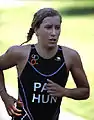 Eszter Pap, gold medalist at the Vienna City Triathlon, 2011.