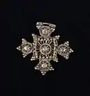 19th-century pendant cross