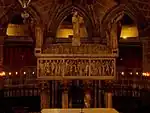 Tomb of Saint Eulalia in the crypt of Barcelona Cathedral