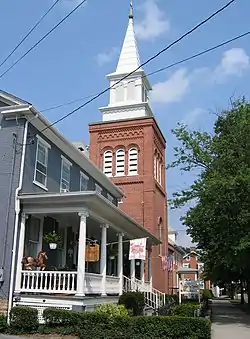 Everett United Methodist Church, along Main Street