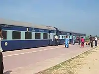 Express train at Digha station