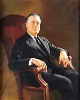 32nd President of the United States Franklin D. Roosevelt (AB, 1903)