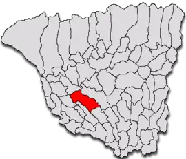 Location in Gorj County