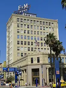 Farmers and Merchants Bank Office Tower, constructed 1922-1923