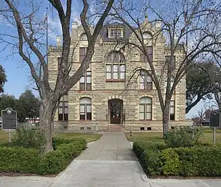 1891 Courthouse rear, west elevation (2015)