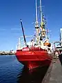 The Fehmarnbelt Lightship in July 2006 visiting the Heiligenhafen port