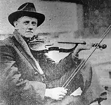 Fiddlin' John Carson, a star of Atlanta country music, which thrived in the 1920s-1950s