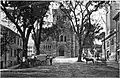 First Parish Church in Plymouth (now Unitarian Universalist) at the base of Burial Hill, is a continuation of the original Pilgrim church