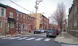 1500 block of E. Berks Street, a typical residential street in the River Wards neighborhood of Fishtown, in 2007