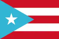 Original flag of Puerto Rico (1895–1952)