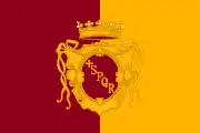 The state flag of Rome, used from 1884 to 2004.