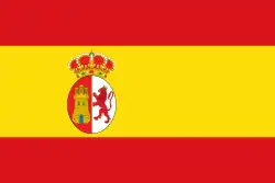 1785–1821  Spanish state flag on land