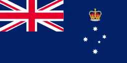 The Flag of Victoria, an Australian state