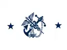 Flag of a 2-Star Assistant Surgeon General(Rear admiral)