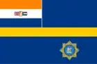 Flag of the South African Police, which had a canton with the RSA's national flag in it.