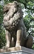 Herman Wilhelm Bissen: Isted Lion (1862), now in Flensburg